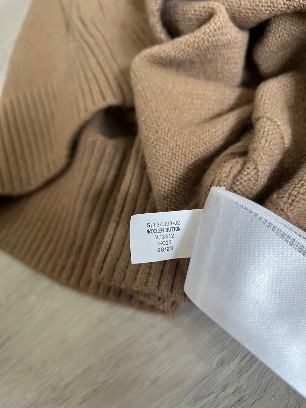 Banana Republic Woolen Button Sweater Men L Wool Mock Neck Heritage Prep Raglan